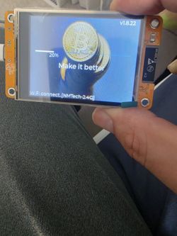 Upgraded For NerdMiner V2 Smart Display BTC Solo Miner Bitcoin Lottery Machine