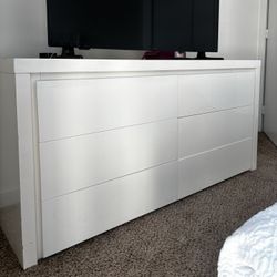Modern Drawer White Dresser 