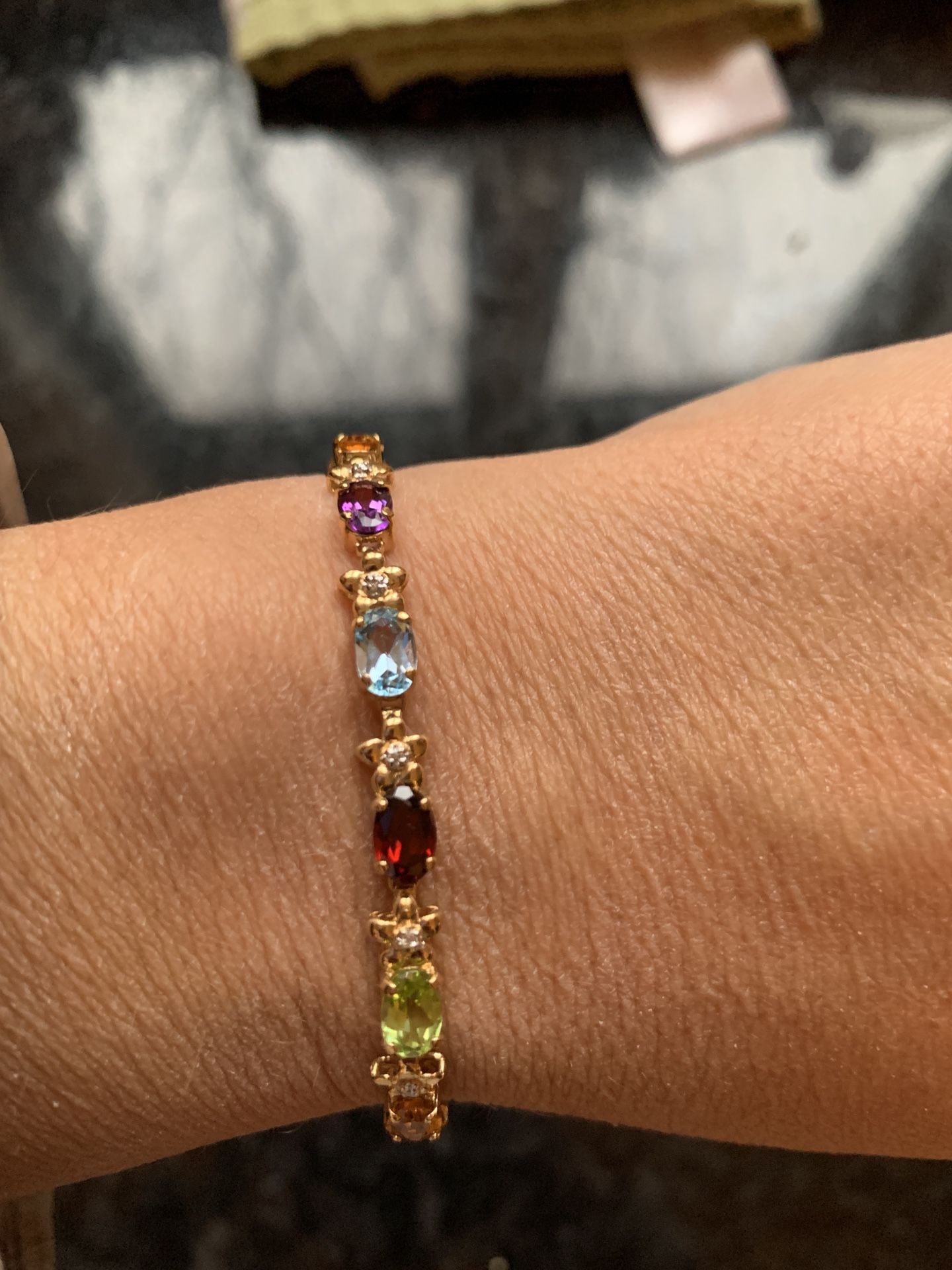 Multicolored Stone Bracelet