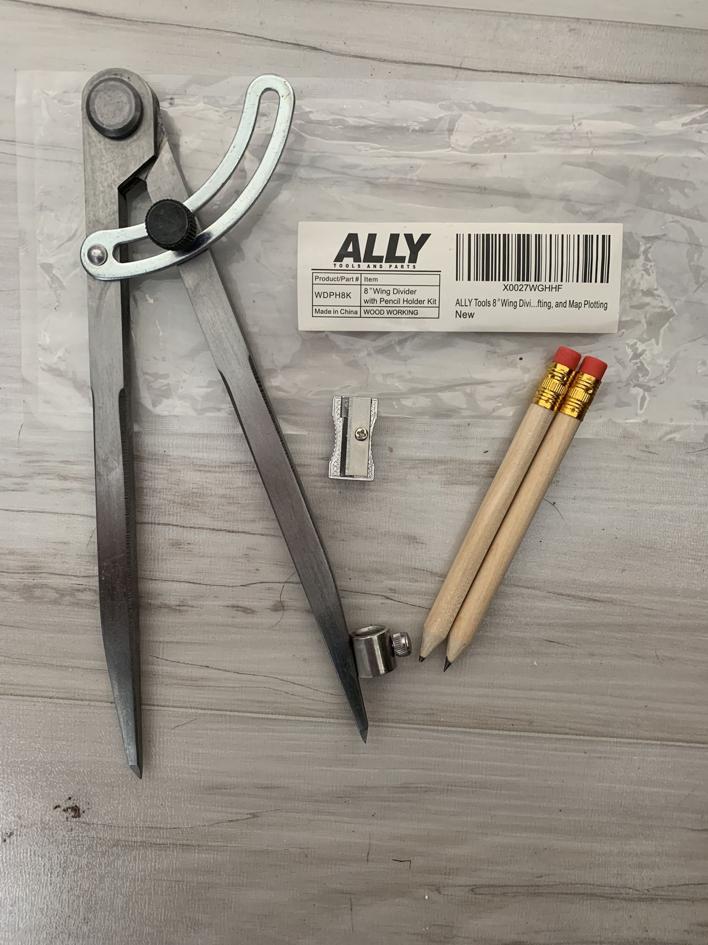 Ally Tools Map plotting 8” Metal Dividers, New