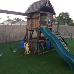 Slides Swings and See-Saw