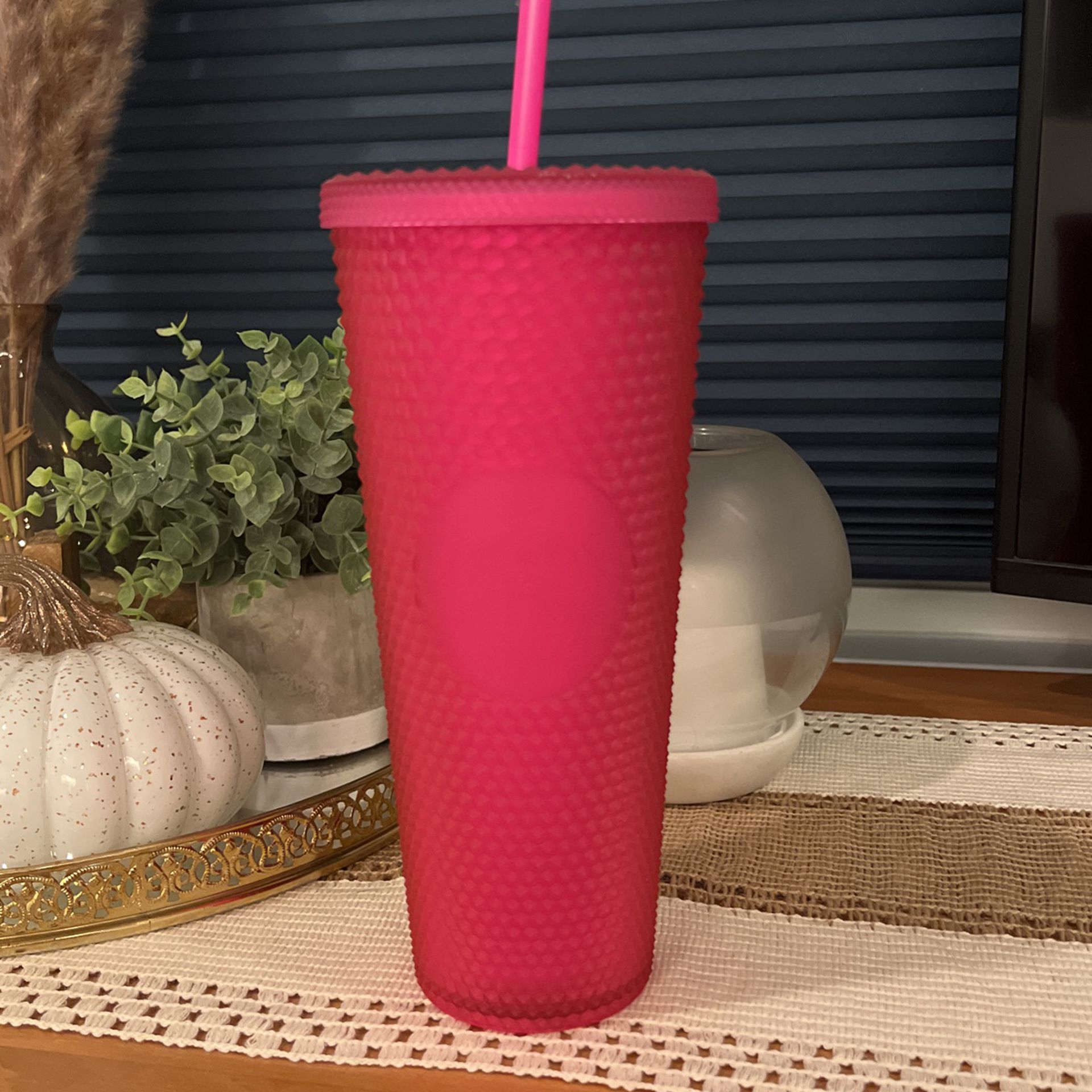 Starbucks Studded Cup Matte Hot Pink