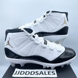 Nike Air Jordan 11 XIGratitude DMP TD Football Cleats FV5374-107 Men's Sizes