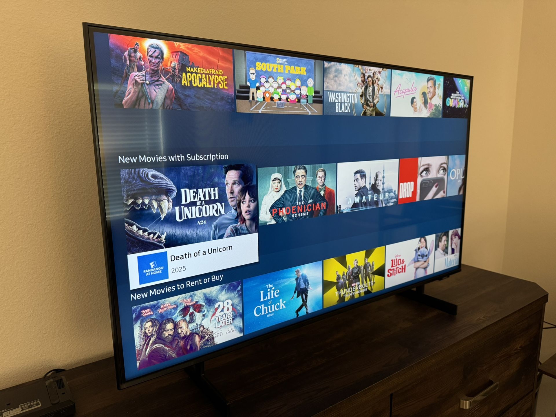 Samsung 43” 4K UHD Smart TV