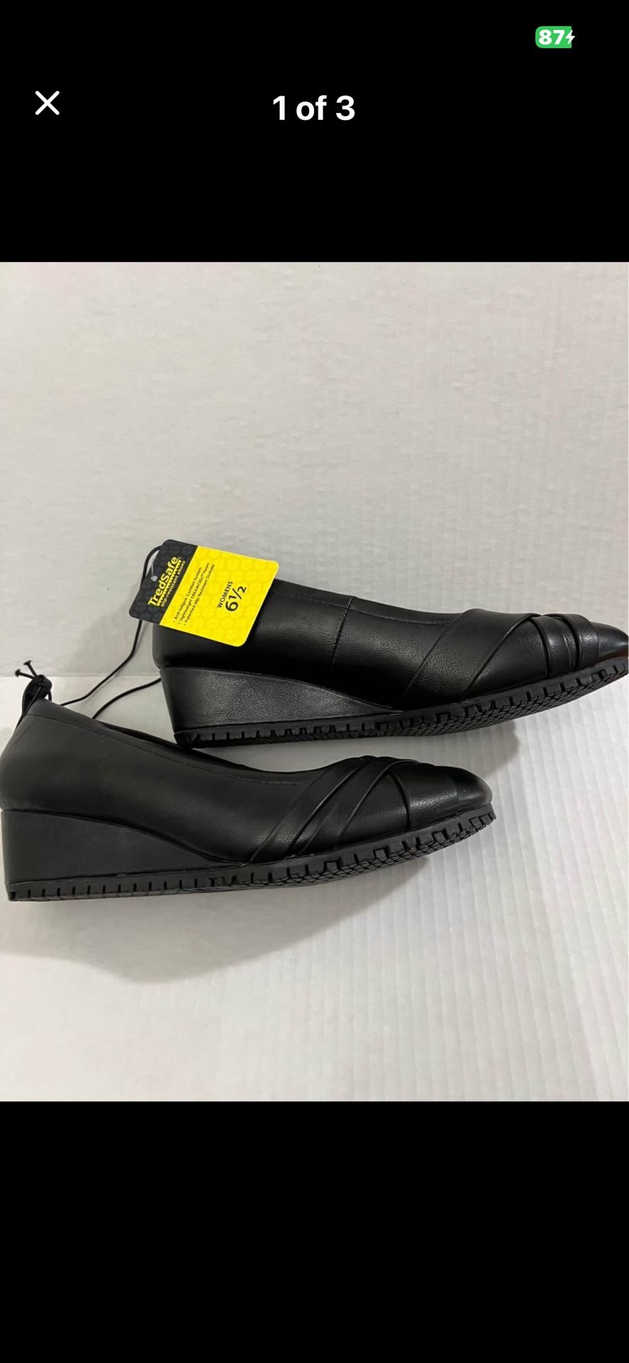 Tredsafe Women's Moulin shoes are crafted with slip-resistant tred and anti-fatigue comfort size 6 1