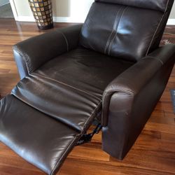 Dark Brown Recliner 