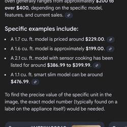 Samsung Microwave Oven 