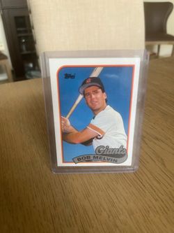 1989 TOPPS 329 BOB MELVIN