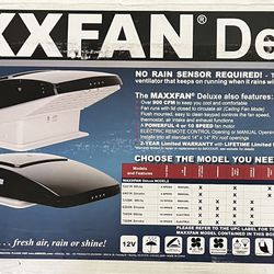 New MaxxFan deluxe