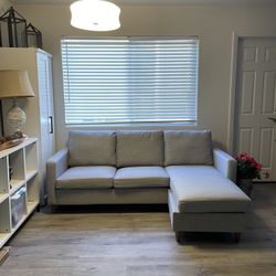 New Small Space Convertible  Futon Sectional Great Deal Easy to move 