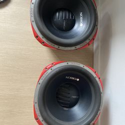 HCCA ORION 15inch Subwoofers 