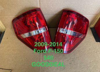 *SCRATCHED* #OT26 FIT 2009-2014 Ford F-150 F150 Red OE Style Halogen Tail Light Taillights Pair Set