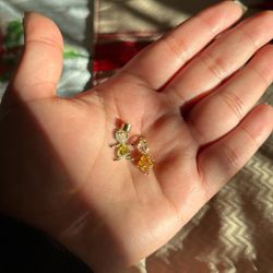 boy and girl pendant charm gold (dije de oro) 