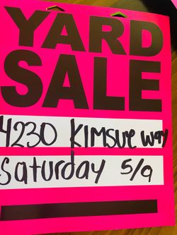 Garage sale