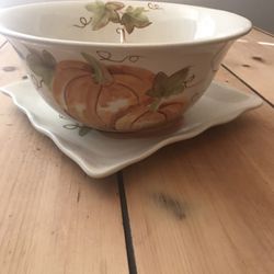 Gorgeous Bowl And Dish Underneath