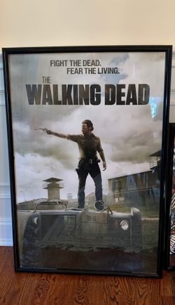 Framed poster