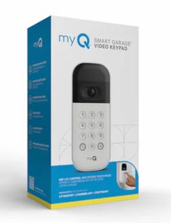 myQ Video Smart Garage Door Opener Keypad - New in Box