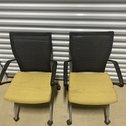 Haworth X99 mesh back nesting conference chair