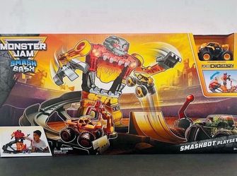 Monster Jam Smash & Bash SmashBot Playset