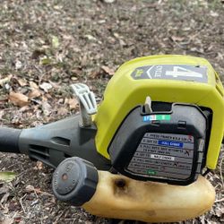 Weedeater and chainsaw combo