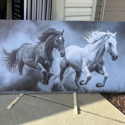 Racing Horses Canvas Art
