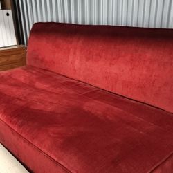 Red Couch Free Delivery 