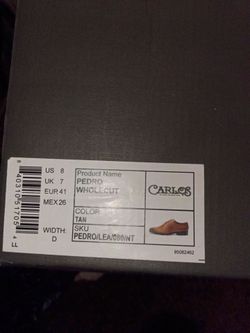 Carlos Santana s dress shoes size 8 mens