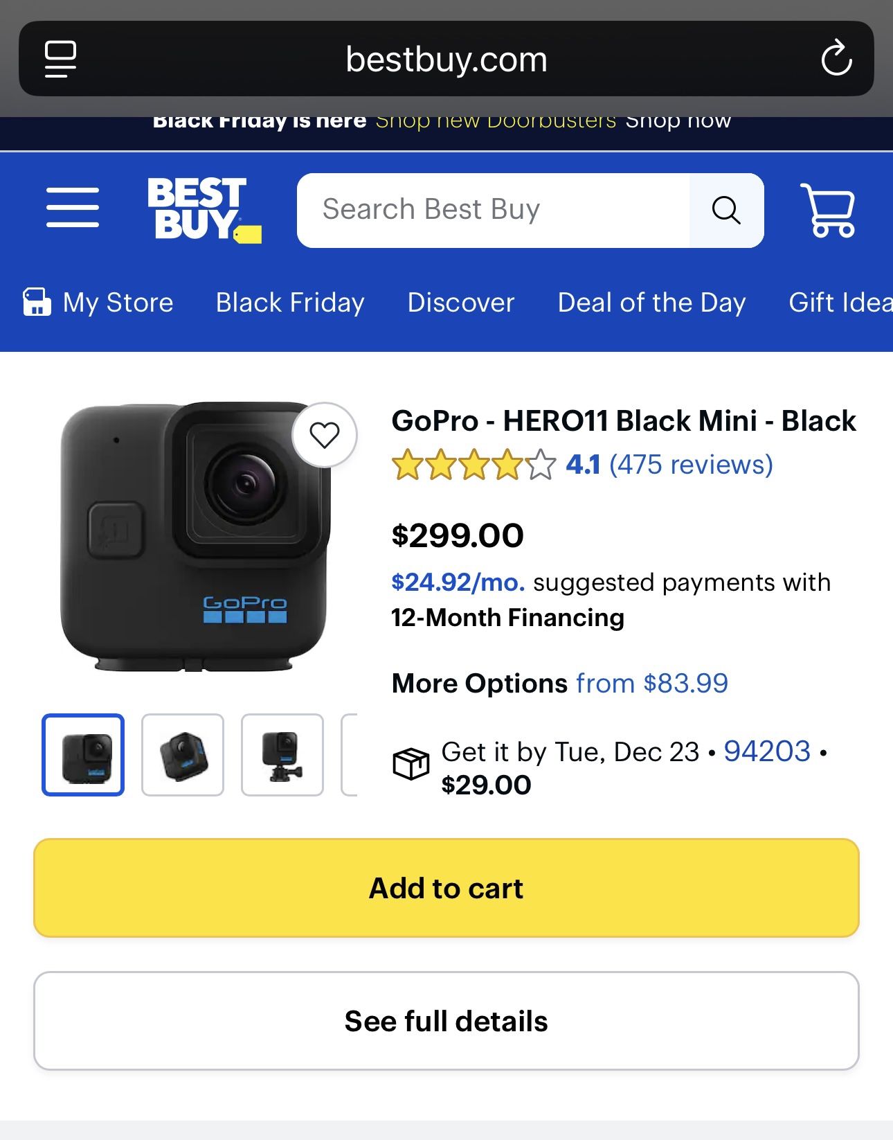 GoPro HERO11 Black mini
