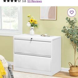 White Filing Cabinet