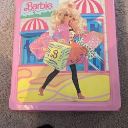 SUPER COOL VINTAGE 1989 Mattel Toys BARBIE DOLL CASE MAKE OFFER