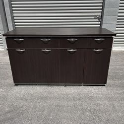 ⭐️SPRUCE UP YOUR OFFICE😍BEAUTIFUL DARK BROWN OFFICE CREDENZAS ⭐️FREE DELIVERY🚚