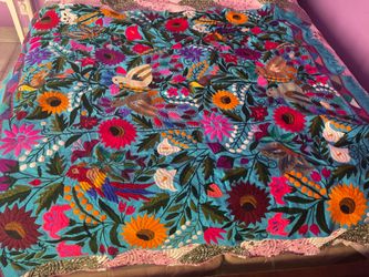Artesan hand threaded blanket