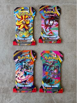 Pokémon Chaos Rising Sleeved Booster Pack ($8 each)