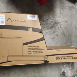 Episode Sound Bar w/wireless 8" subwoofer.