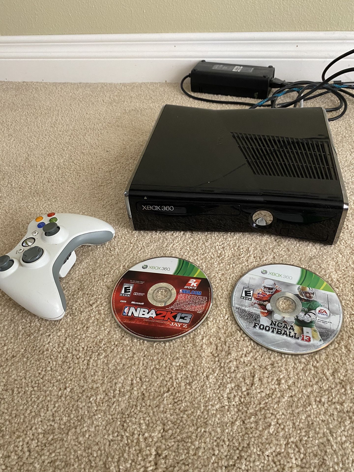 Xbox 360 Plus Games (NCAA and 2K)