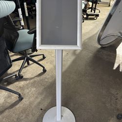 Pedestal Sign Holder