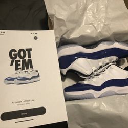 Jordan 11 Cool Blue For Women Size 9.5 