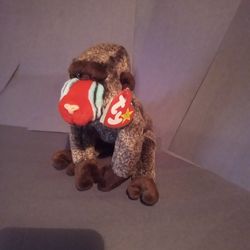 Vintage 1999 Ty Beanie Baby Original Retired Cheeks Baboon