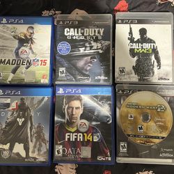 PS3 And PS4 Games 