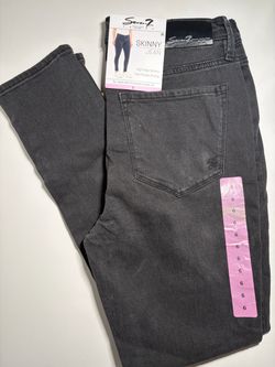 7 black nwt skinny jeans sz6