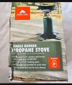 Propane Single Burner Camping Stove Ozark Trail