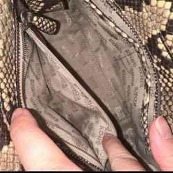 Snake print Michael Kors purse