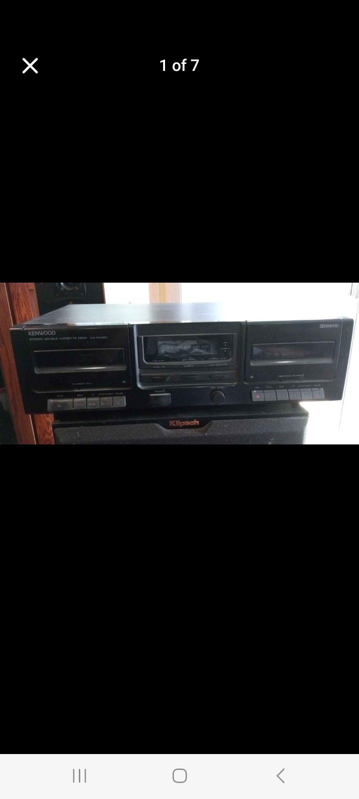 KENWOOD DOUBLE CASSETTE PLAYER $100 FINAL PRICE SAME DAY SHIPPING