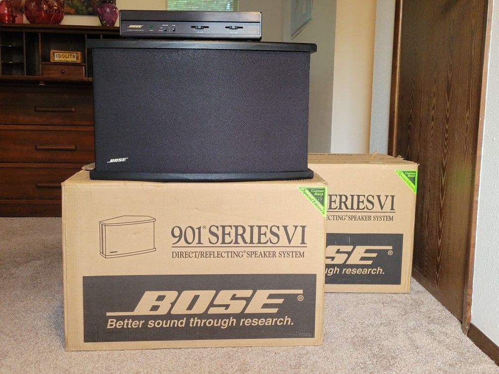 Bose 901 Series VI Speakers and Equalizer