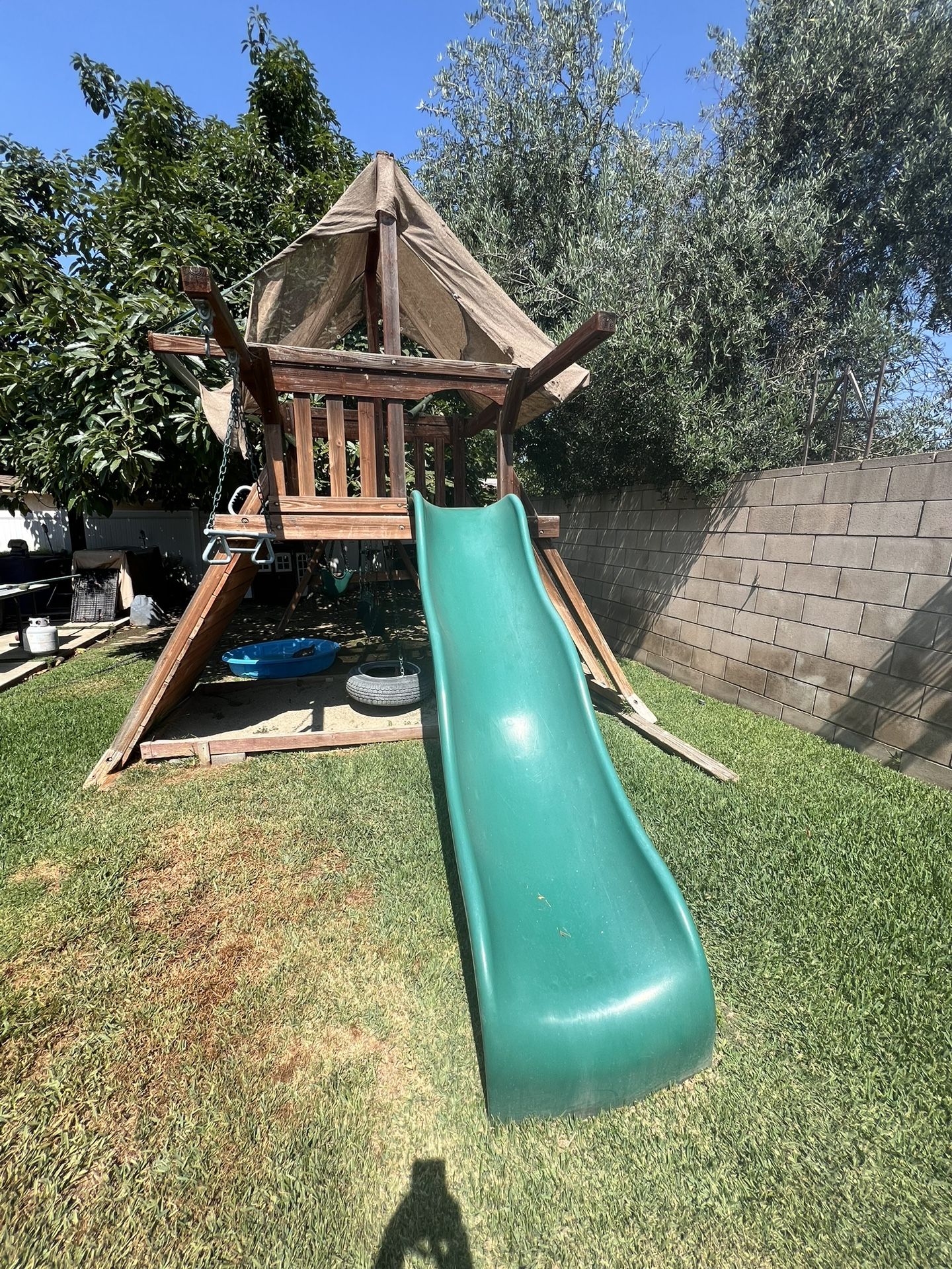 Cedar swing Set
