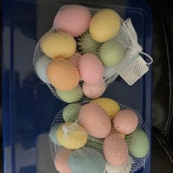 1 Dozen Colored Fake Easter Eggs For Crafting Or Decorating 