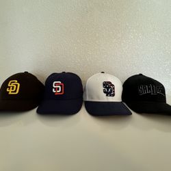 SD Padres Fitted Caps