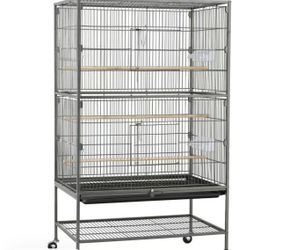 Yaheetech 52” Large Parrot Cage Rolling Metal Cage