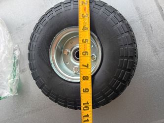 4.10/3.50-4 Utility Wheel Assembly__(It is a solid tire; it does not need air.)__new