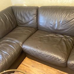 Black,leathers Sofa